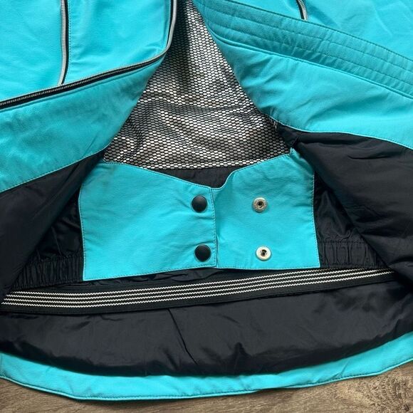 Skea Women’s Size 12 Paris Vail Snow Jacket Teal Blue Full Zip Outerwear - Picture 9 of 12
